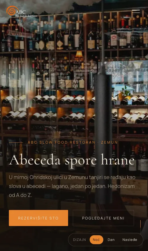 Predlog novog sajta na telefonu